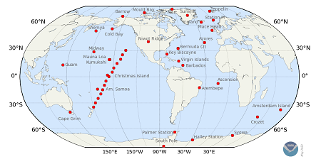 Messnetz der NOAA