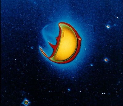 UV image of the earth