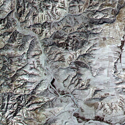 ASTER image of the Northern Shanxi Province, China