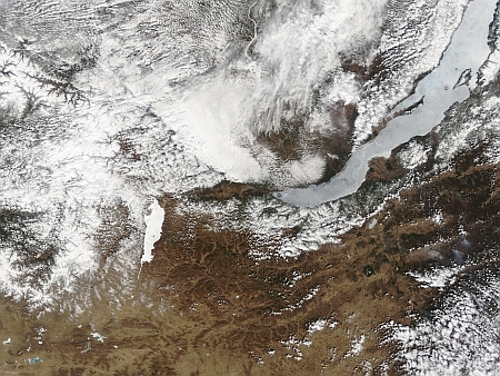 Lake Baikal from space