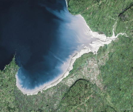 Mont Saint Michel from space