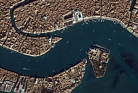 Venetië, Italië, vanuit de ruimte