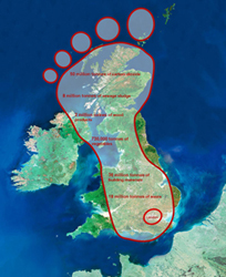 The ecological footprint of London