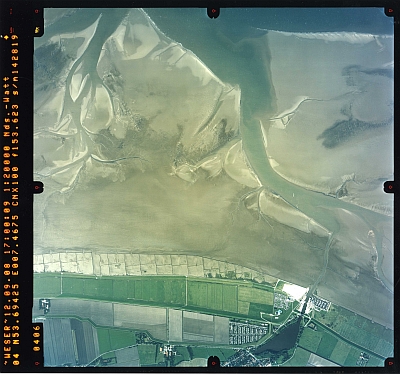 Αεροφωτογραφία του  Dornumer Nacken