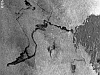 Radar image of an oilspill