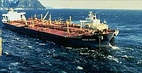Oil tanker Exxon Valdez - grounded on Bligh Reef