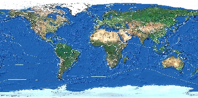 global map of 66 GIWA water regions