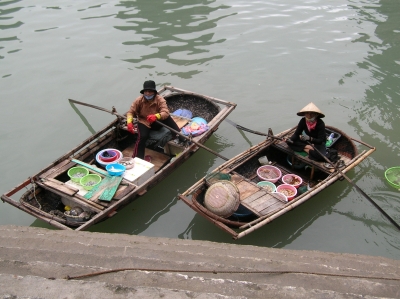 Live sea food trade in Vietnam