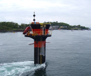 SeaGen - world's first commercial tidal generator in Strangford Lough Northern Ireland