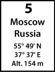5. Moscow, Russia