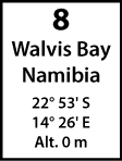 8. Walvis Bay, Namibia